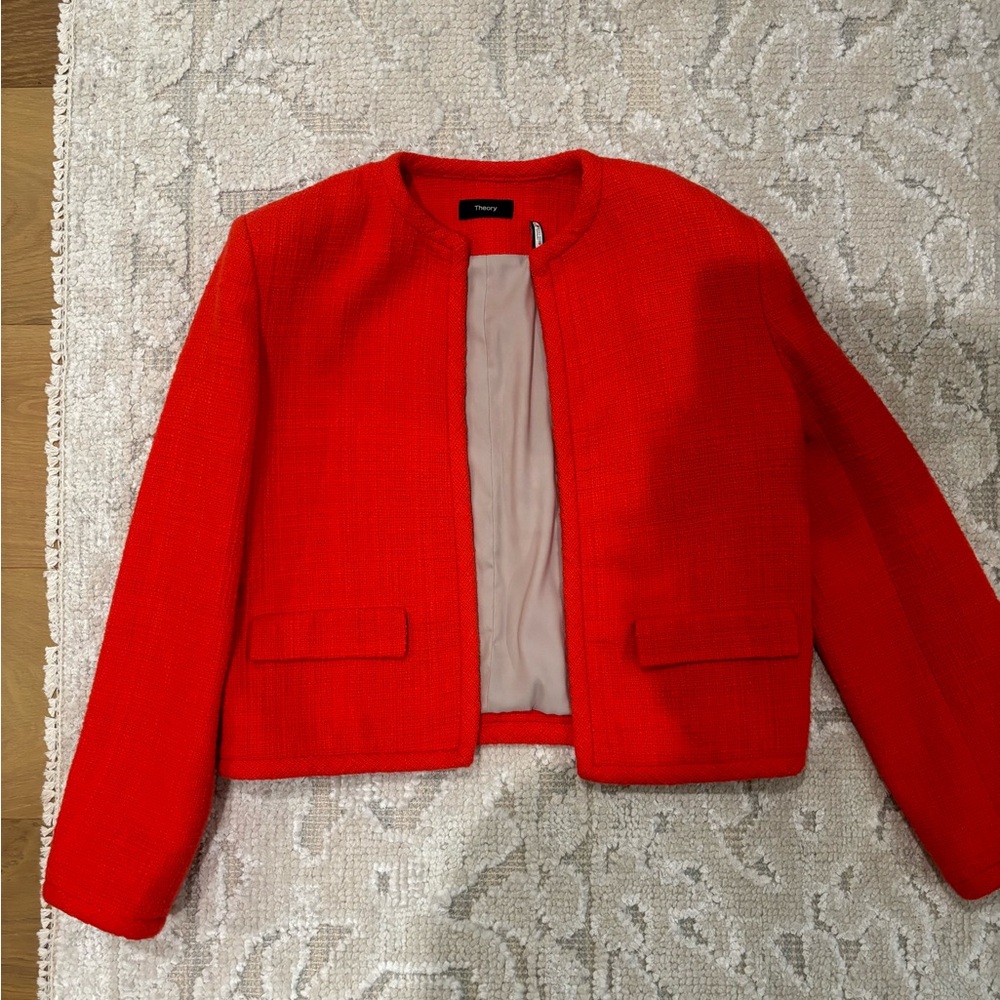 Theory Women's Bold Red Blazer